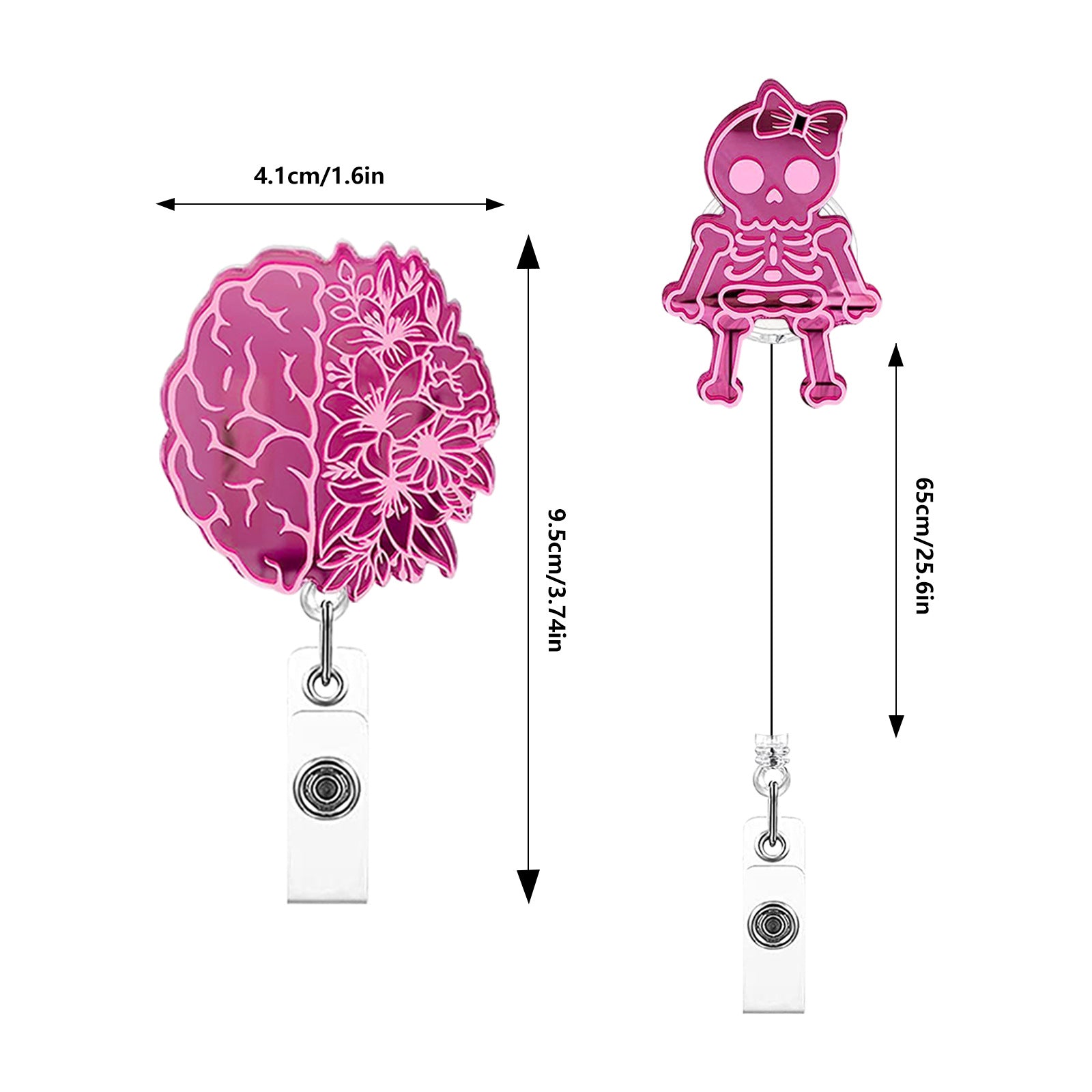 Wholesale  skull retractable rotating pull